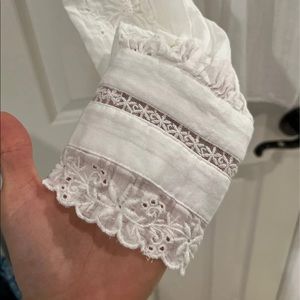 French Look detailed Zara Blouse size XS